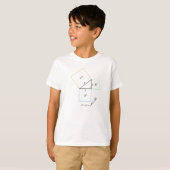 T-shirt Théorème de Pythagore (Devant entier)
