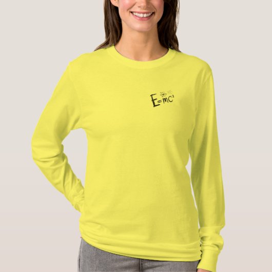 T-shirt Théorie de la relativité d'Einstein. Formule (Devant)