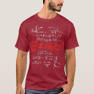 T-shirt Théorie de la relativité E mc2 théorie équatio
