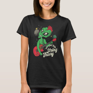 T-shirt théorie des cordes avancées galaxie alien