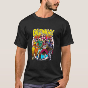 T-shirt Théorie du Big Bang Bazinga Bande dessinée Groupe