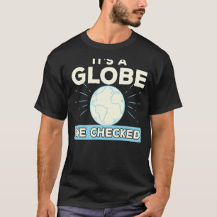 T-shirt Théorie du complot de la Terre plate C'est un mond