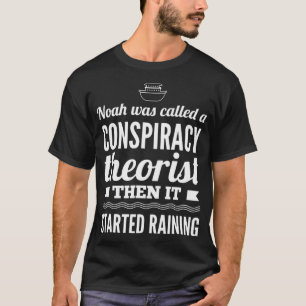 T-shirt Théorie du complot de l'arche de Noé