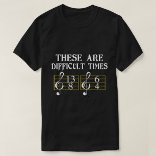 T-shirt Théorie musicale blague pour temps difficiles