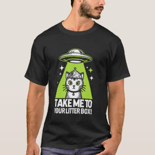 T-shirt Théories de complot de chats sur l'invasion de cha
