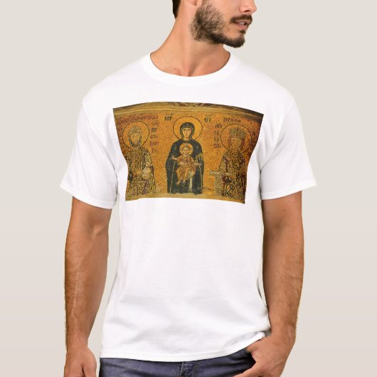 T-shirt Theotokos avec des solides solubles. Constatine (Devant)