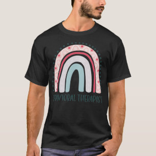 T-shirt Thérapeute comportementaliste bénie aimait qu'on l