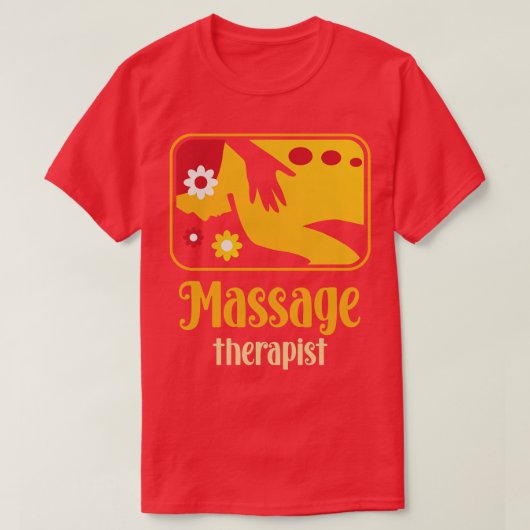 T-shirt Thérapeute de massage (Design devant)