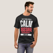 T-shirt Thérapeute de massage (Devant entier)