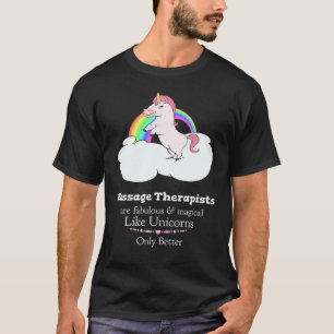 T-shirt Thérapeute de Massage Sont Comme Licornes Massage