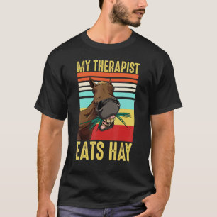 T-shirt Thérapeute équin Course à cheval Animal Cheval Vét