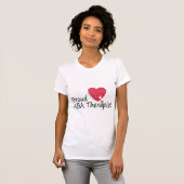 T-shirt Thérapeute fier d'aba (Devant entier)