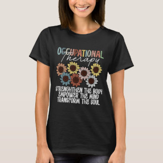 T-shirt Thérapeute occupationnel Équipe de TO Soins de san