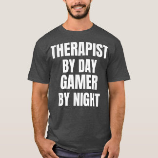 T-shirt Thérapeute Par Jeu De Jour Par Nuit
