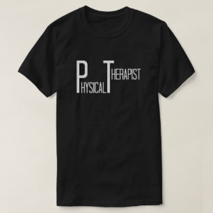 T-shirt Thérapeute physique en texte amusant