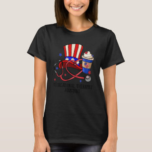 T-shirt Thérapeute récréative Assistant Oncle Sam Casquett
