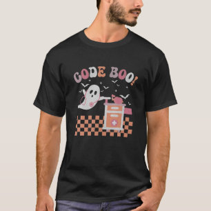 T-shirt Thérapeute Respiratoire Code Halloween Boo Fantôme
