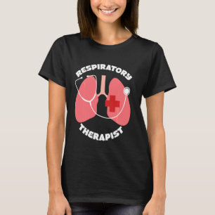 T-shirt Thérapeute respiratoire Praticien de soins respira
