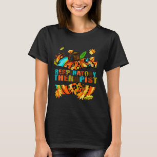 T-shirt Thérapeute Respiratoire Remercié Heureux Bienheure