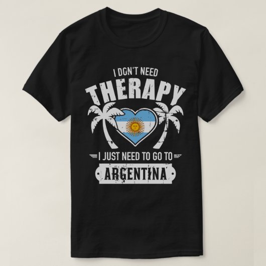 T-shirt Thérapie argentine (Design devant)
