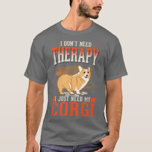 T-shirt Thérapie Corgi Welsh Corgi-629