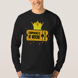 T-shirt Thérapie Couponing Est Mon Hobby De Médecine Thrif