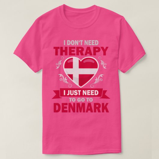 T-shirt Thérapie Danemark (Design devant)