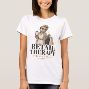 T-shirt Thérapie de Détail Ours Maman Drôle Autosoins C