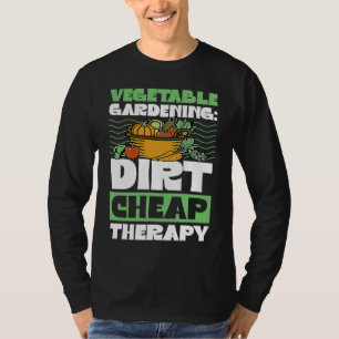 T-shirt Thérapie de jardinage potager pas cher Joli jardi