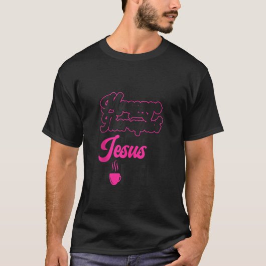 T-shirt Thérapie de massage autorisée Café Jesus Fa (Devant)