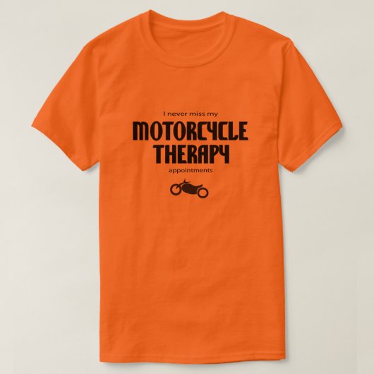 T-shirt Thérapie de moto (Design devant)