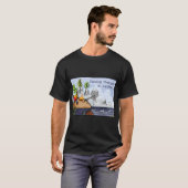 T-shirt Thérapie de pêche (Devant entier)