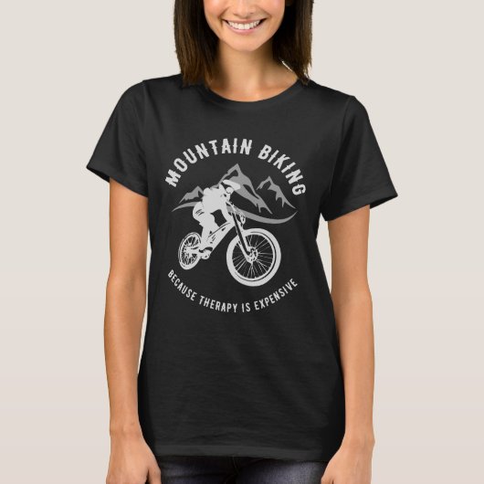 T-shirt Thérapie de VTT (Devant)