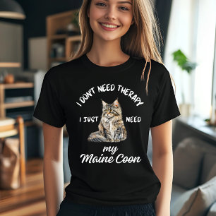T-shirt Thérapie du Maine Coon