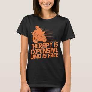 T-shirt Thérapie du vent Moto Hommes femmes motards motard