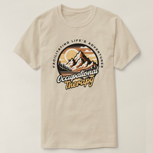 T-shirt Thérapie occupationnelle drôle  (Design devant)