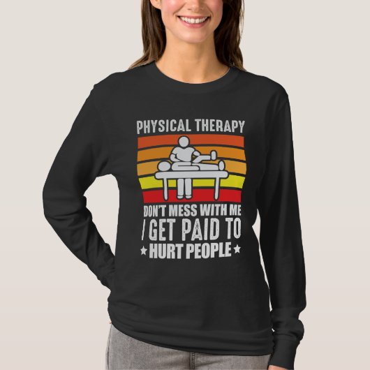 T-shirt Thérapie physique Assistant de massage physiologiq (Devant)