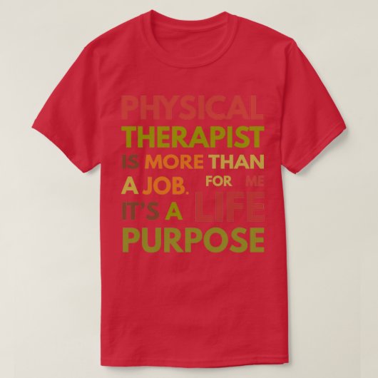 T-shirt Thérapie physique PT (Design devant)