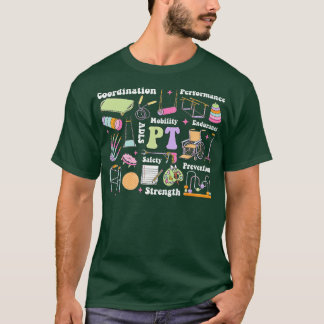 T-shirt Thérapie physique PT Assistants Médicales pédiatri
