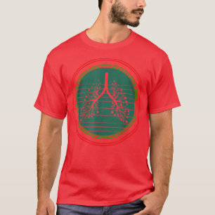 T-shirt Thérapie respiratoire de Noël RT Poumon Noël Li