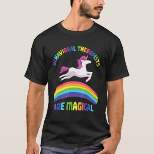 T-shirt Thérapiste sont magiques Unicorne Comportement Thé