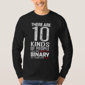 T-shirt There Are 10 Kinds Of People  Binary Math Programm (Devant)