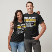 T-shirt There are only 2 hard things in computer science s (Unisexe)