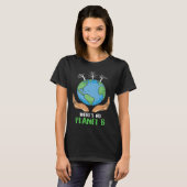 T-shirt There is no Planet B Environmental Care Earth Day  (Devant entier)