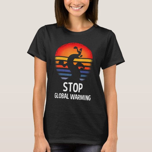 T-shirt There Is No Planet B Global Warming Climate Change (Devant)