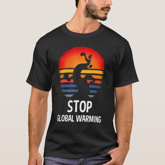 T-shirt There Is No Planet B Global Warming Climate Change (Devant)