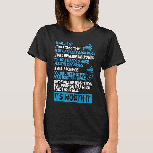 T-shirt Thery Its worth it Healthcare (Devant)