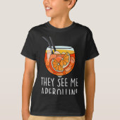 T-shirt They See Me Aperollin' X New Holy Aperoli Club Edi (Devant)