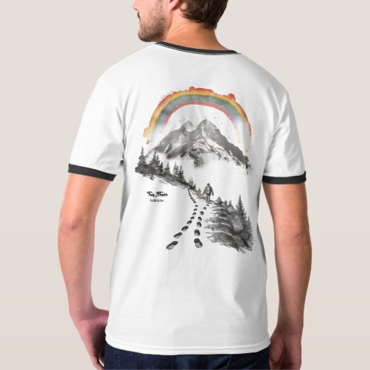 T-shirt They/Them Trailblazer – LGBTQ Pride Camping Art (Dos)