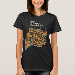T-shirt Thiago L'Homme Le Mythe La Légende Prénom Retour